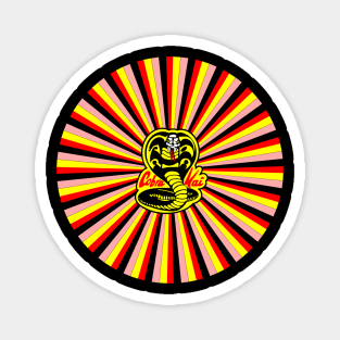 Cobra Kai Retro Snake Karate Magnet