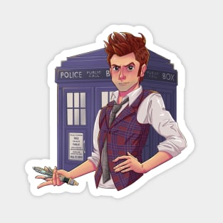 Doctor Who TARDIS - 14th Doctor Magnet