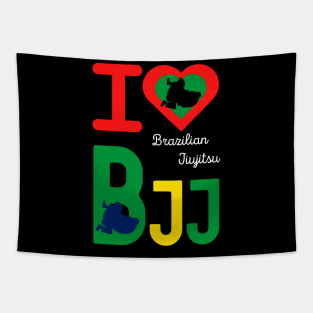 I heart BJJ / I love BJJ Tapestry