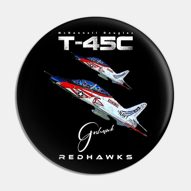 T-45C Goshawk Redhawks Us Air Force Navy training Jet Aircraft Pin by aeroloversclothing