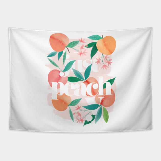 Just Peachy Tapestry by Michele Norris