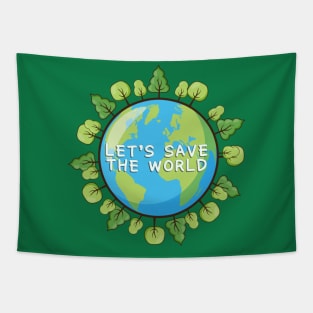 Save The World Tapestry