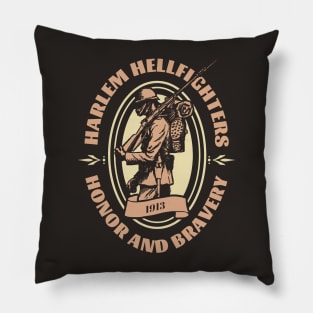 Harlem Hellfighters - WW1 Infantry Regiment Pillow