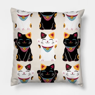 Lucky Cats Pillow