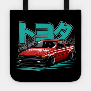 Red AE86 Trueno Tote