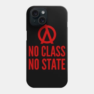 No Class No State Functional Programmer Red Text Design Phone Case