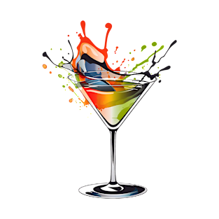 Vibrant Martini T-Shirt