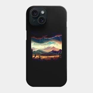 Desert Rain . Phone Case