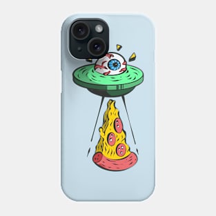 Space Rocket Pizza Phone Case