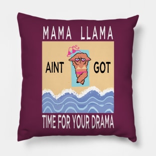 no drama llama lovers Pillow