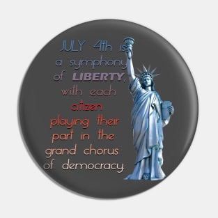 July 4th Pin