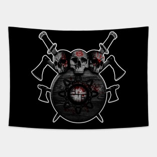 Fight till Valhalla, Norse, Viking, Berserker Tapestry