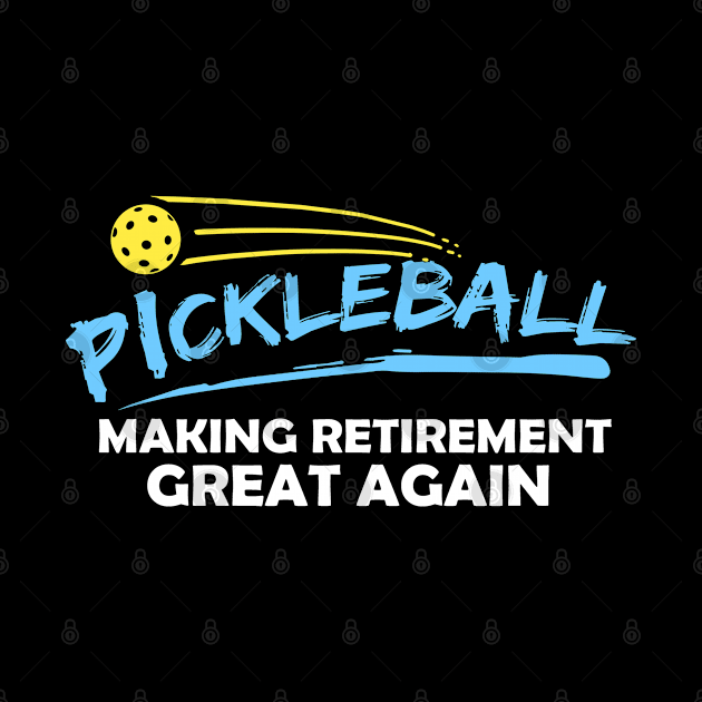 Retirement Great Again Pickleball Gift Pickleball Print by Linco