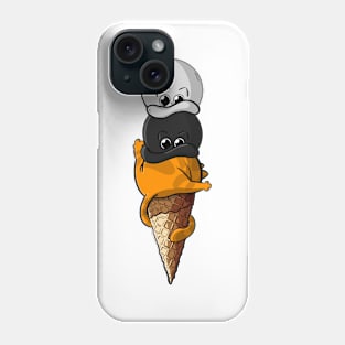 Cats - Ice Cream Cone Phone Case