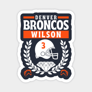 Denver Broncos Wilson 3 Edition 2 Magnet