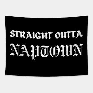 Straight Outta Naptown Indianpolis Indiana Compton Parody Tapestry