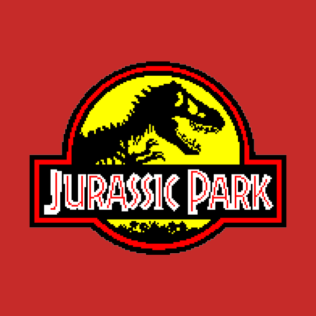 8-Bit Jurassic Park by IORS