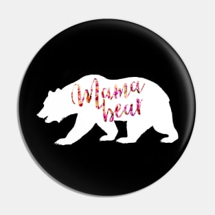 Mama Bear Floral Pin