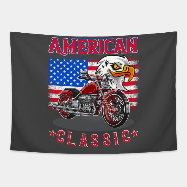 American Classic Tapestry by BishBashBosh