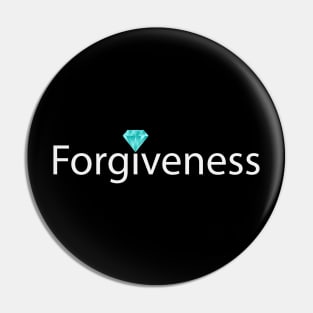Forgiveness typographic artwork Pin