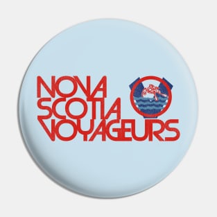 Defunct Nova Scotia Voyageurs Hockey Team Pin