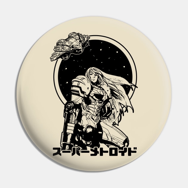 Interstellar Bounty Hunter Black Pin by goomba1977