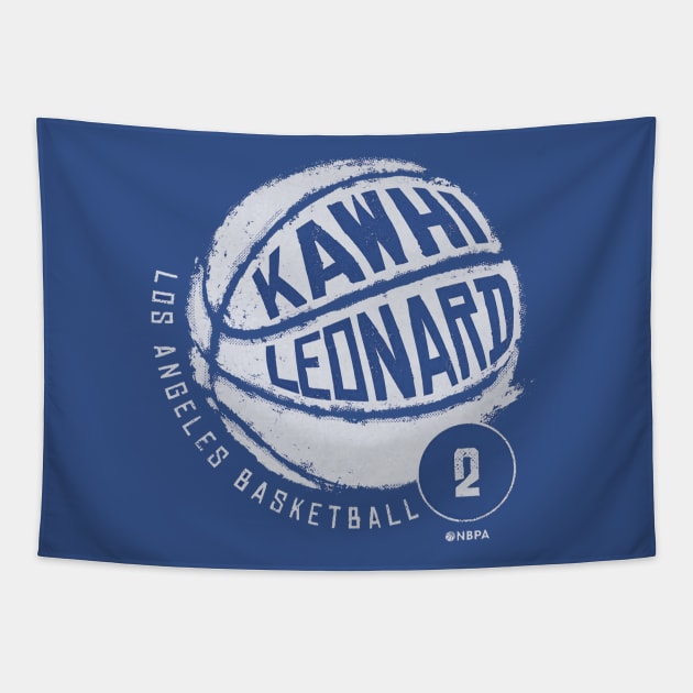 Kawhi Leonard Los Angeles C Basketball Tapestry by TodosRigatSot