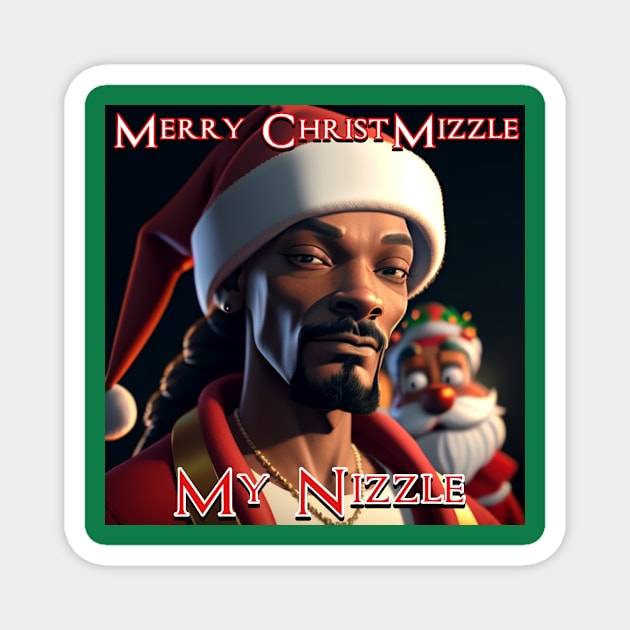 Snoop Doggy Claus Magnet by M.I.M.P.