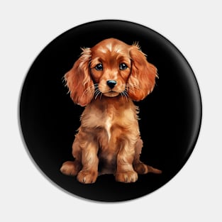 Puppy Cocker Spaniel Pin