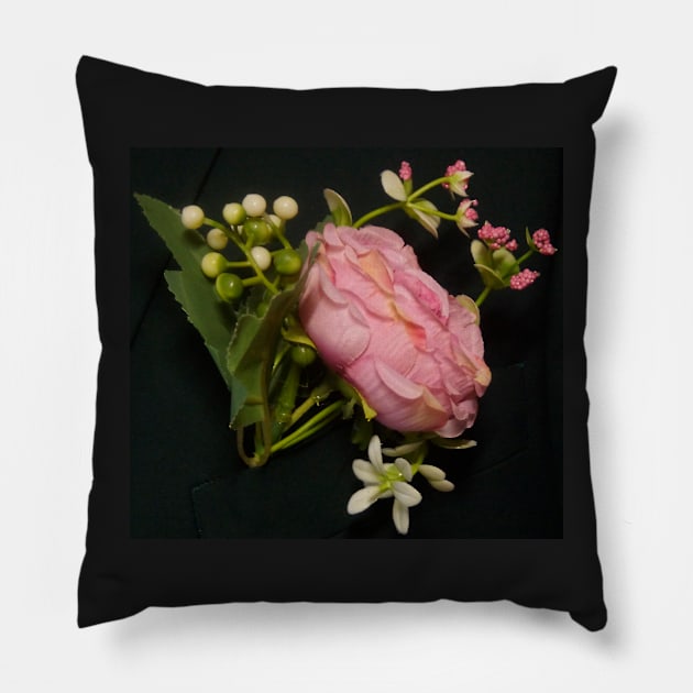 The Boutonniere -  Fleurieu Wedding - Adelaide Hills Wedding by South Australian artist Avril Thomas Pillow by MagpieSprings