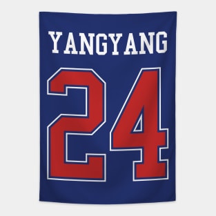 Yangyang's hockey jersey - 90's love (NCT) Tapestry