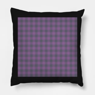 Dolphin Buffalo Plaid by Suzy Hager in Purples Pillow