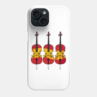 Cello Spanish Flag Cellist String Musician Spain Phone Case