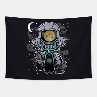 Astronaut Dogecoin DOGE Coin To The Moon Crypto Token Cryptocurrency Wallet Birthday Gift For Men Women Kids Tapestry