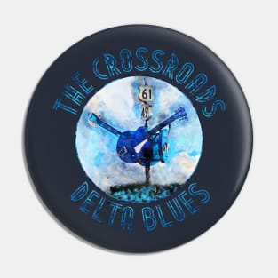 The Crossroads Delta Blues Pin