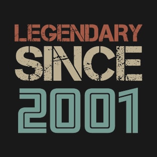 Legendary Since 2001 T-Shirt