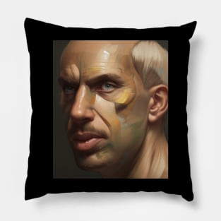 half man half biscuit Pillow