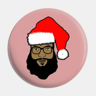 BLACK SANTA Pin