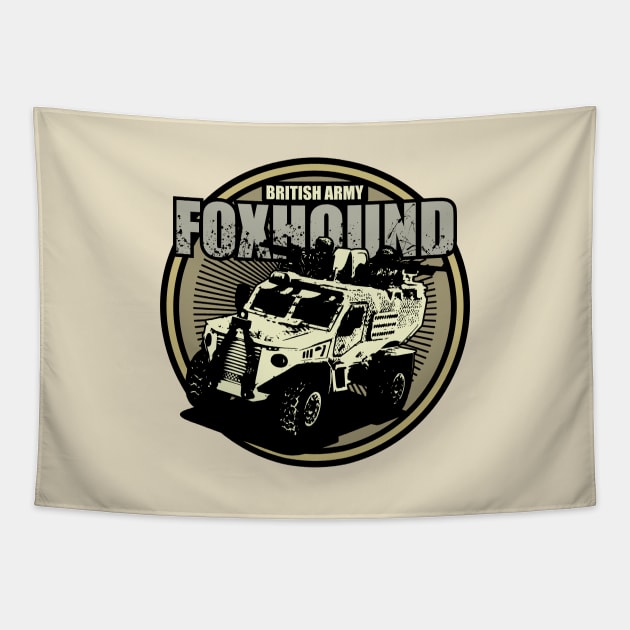 British Army Foxhound Patch Tapestry by TCP