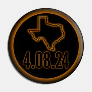 Texas Total solar eclipse 4.08.2024 Pin