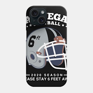 2020 NFL Las Vegas Raiders Spirit Stay 6ft Away Phone Case