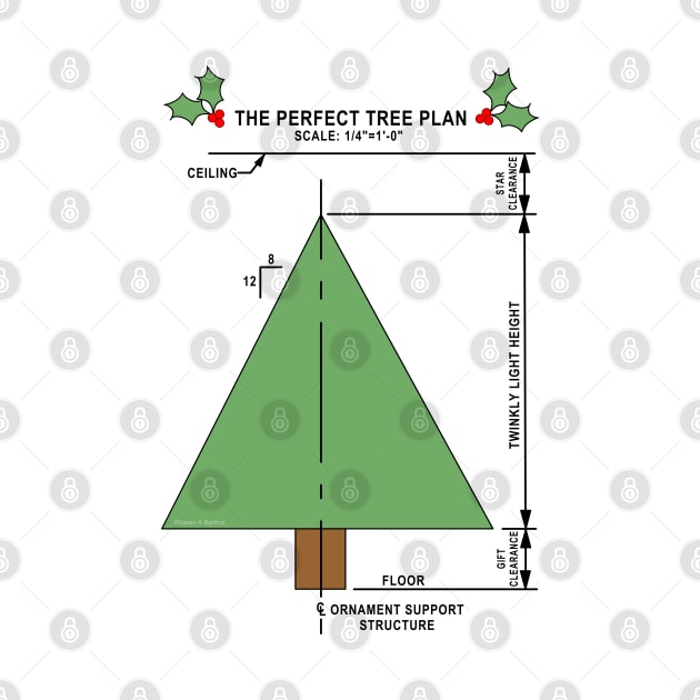 Perfect Christmas Tree by Barthol Graphics