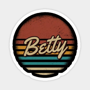 Betty Vintage Text Magnet