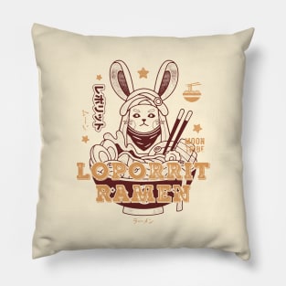 Loporrit Ramen Grunge Pillow