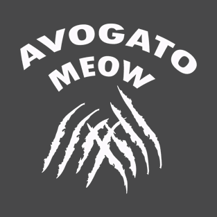 funny meow avocato cat T-Shirt