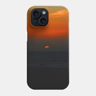 Cloudy sunset seascape Phone Case