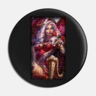 Ashe Mosaic Portrait 7 Pin