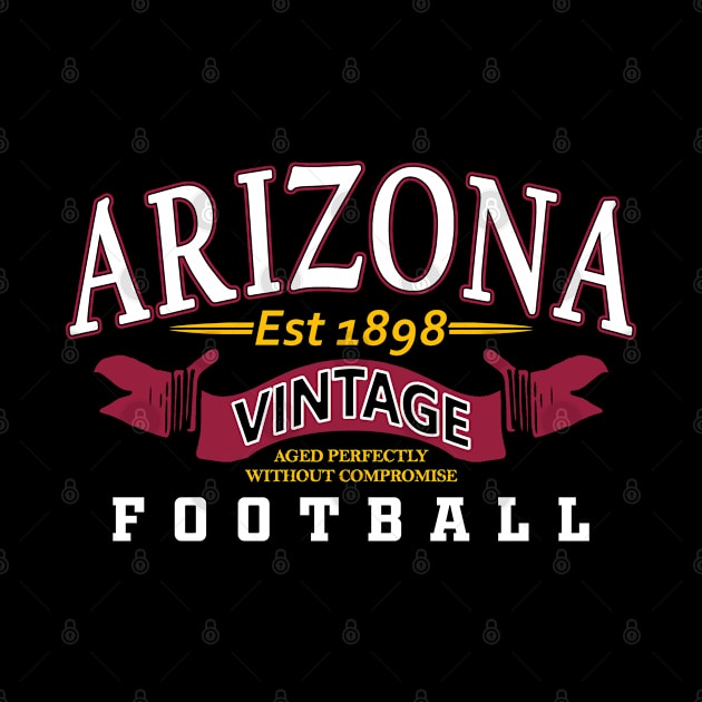 Arizona Classic Football - 1898 Vintage by FFFM