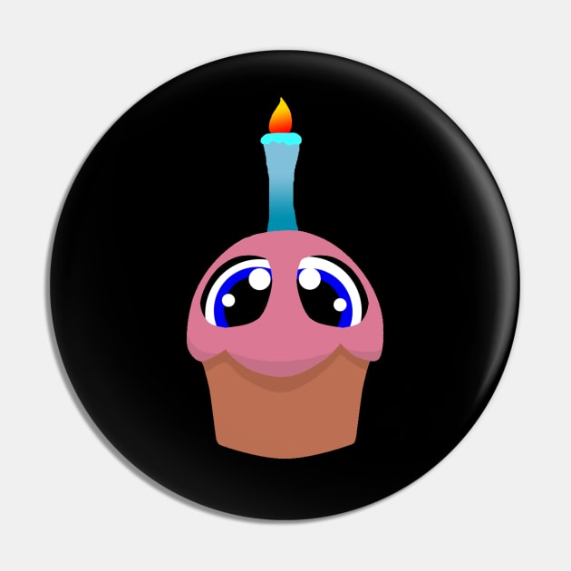 FNAF cupcake Pin by The darkcartoon