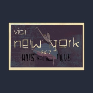 new york vintage art travel poster T-Shirt